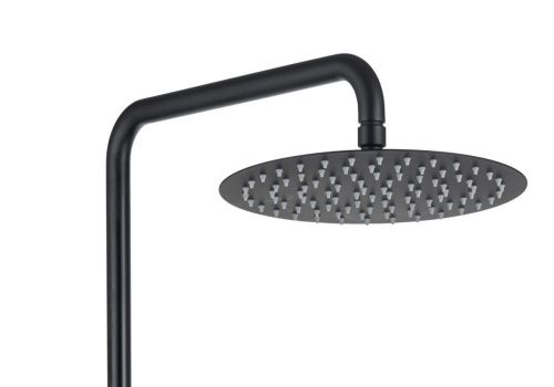 Душевая стойка Aquatek ВЕГА AQ2046MB настенная цвет черный - фото 4