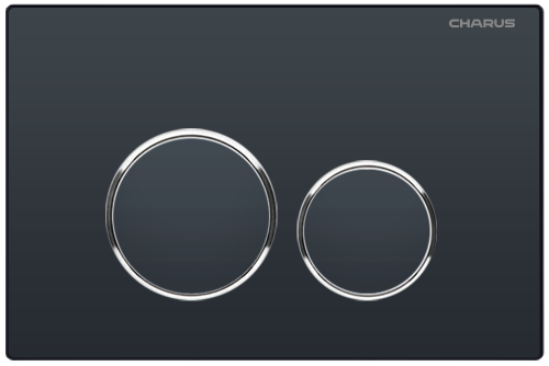 Клавиша смыва механическая CHARUS Spazio FP.330.DW.01 цвет черный