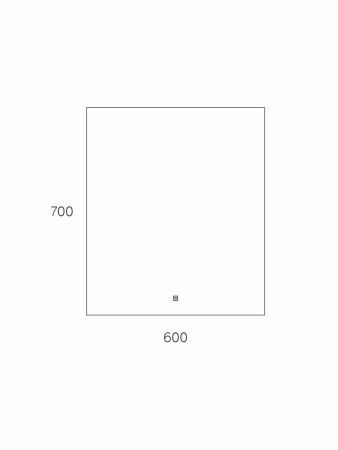 Зеркало с подсветкой Taliente Zled TA-Zled-T6070 60х70 подвесное