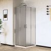 Душевой уголок Vincea City VSS-5CT9010MT 100х90 стекло текстурное профиль хром без поддона