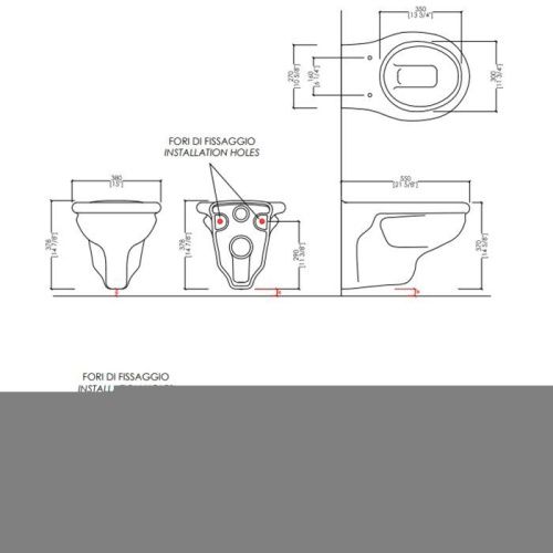 Чаша унитаза подвесная Devon Devon Etoile IBWCSET цвет белый без сиденья душевой смыв - фото 2