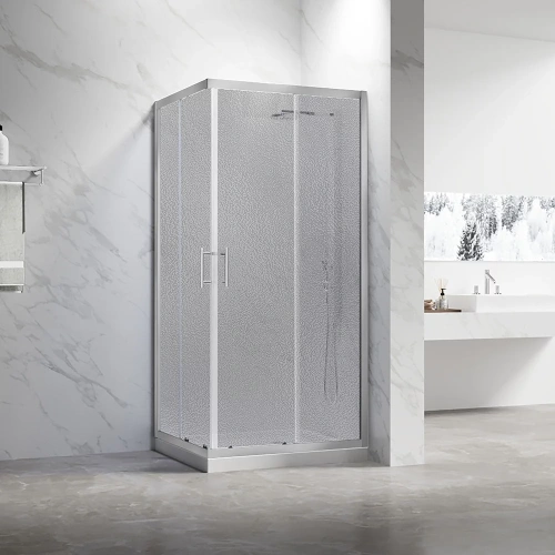 Душевой уголок Veconi Rovigo RV27CH-12080-02-C8 120х80 стекло рифленое профиль хром глянцевый без поддона