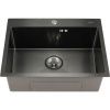 Кухонная мойка Melana ProfLine D6045HB графит 60х45 цвет серый поверхность брашированная