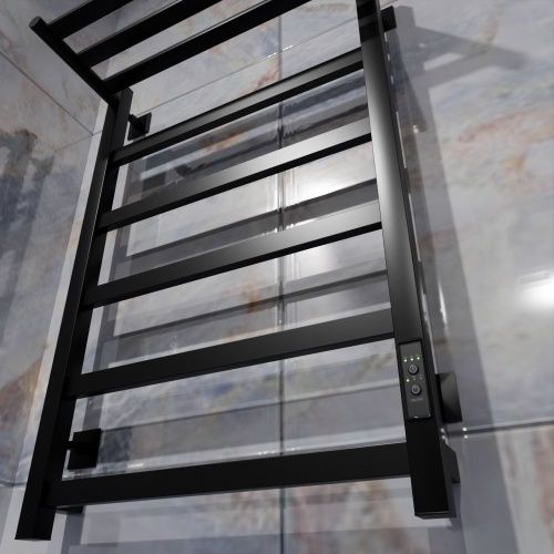 Полотенцесушитель электрический Altasan ПарусПроф ПарусПроф8050ПЧМ 55х80 черный - фото 4