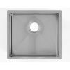Кухонная мойка Grandex Aqua 504060 50х45 цвет серый поверхность матовая