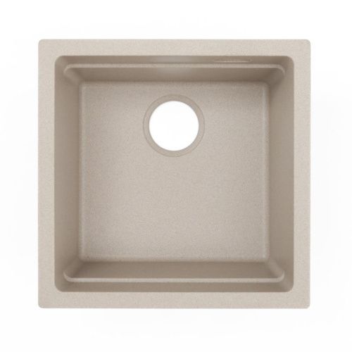 Кухонная мойка Grandex Aqua 500103 45х45 цвет бежевый поверхность матовая - фото 4
