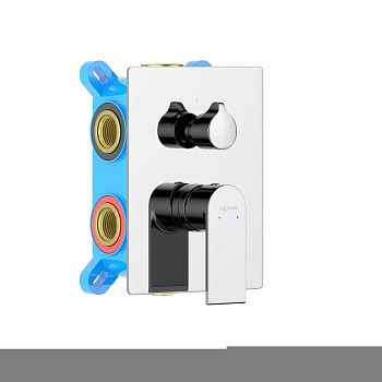 Смеситель для ванны Aquatek ЛИРА AQ1447CR встраиваемый в стену хром