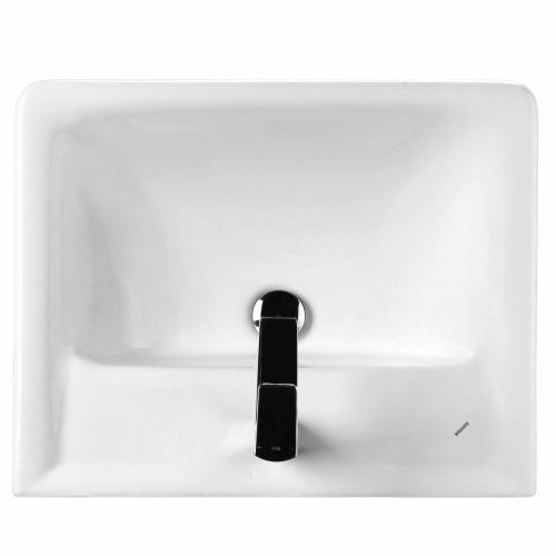 Раковина из сантехнического фарфора Santek Тигода WH302082 60х50 накладная цвет белый - фото 3