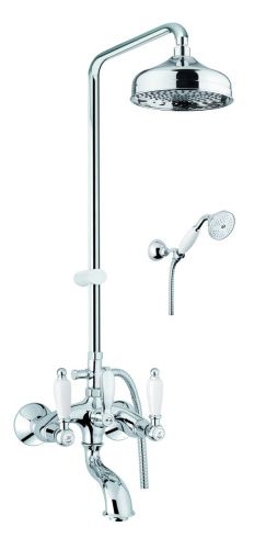 Душевая стойка Fiore 02CR0615 настенная цвет хром - фото 2