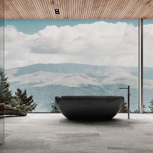 Ванна из полиэфирной смолы Vincea Solid Surface VBT-6T01B 170х75 отдельностоящая овальная - фото 3