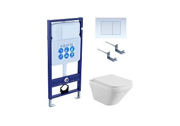 Сет унитаз + инсталляция Aquatek SET AQUATEK ЛИРА-009 4в1