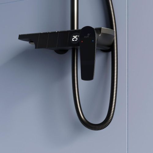 Душевая стойка RGW Shower Panels 51140133-04 настенная цвет черный - фото 5