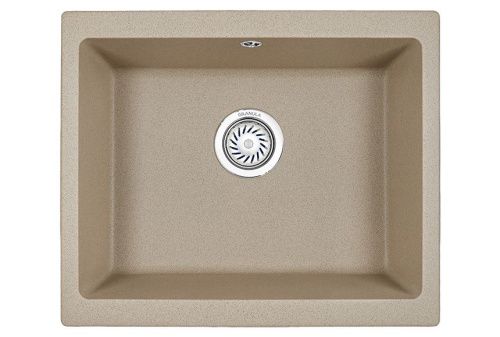 Кухонная мойка Granula 5551, ПЕСОК 55х45 цвет бежевый поверхность матовая
