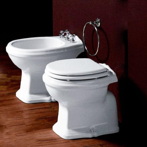 Чаша унитаза приставная Simas Arcade AR811bi цвет белый без бачка и сиденья душевой смыв