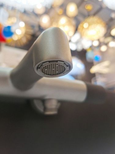 Смеситель для ванны AltroBagno Intento AltroBagnoIntento0216GrNe настенный черный/серый - фото 3