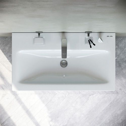 Тумба под раковину Am.Pm Gem S M91FSX0752WG 80х40 напольная цвет белый - фото 4