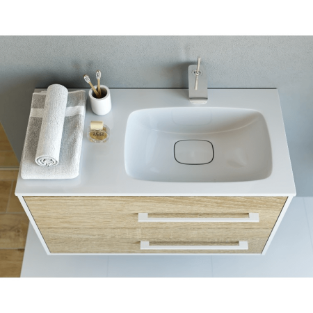 Тумба под раковину Aqwella Y Mai.01.09/R 90х50 подвесная цвет коричневый