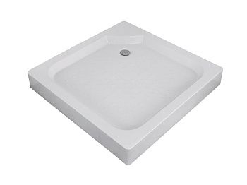 Душевой поддон акриловый Taliente PTA-10102 100х100 белый с каркасом