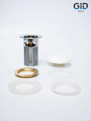 Донный клапан Gid Minucia 71102K белый - фото 5