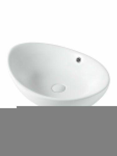 Раковина из сантехнического фарфора Orange B08-585w 60х40 накладная цвет белый