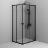 Душевой уголок Am.Pm Sunny W87G-403-10080-BT 100х80 стекло прозрачное профиль черный без поддона