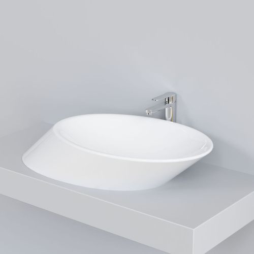 Раковина из сантехнического фарфора Ambassador Ritz 236T20002 70х40 накладная цвет белый без отверстий под смеситель - фото 4