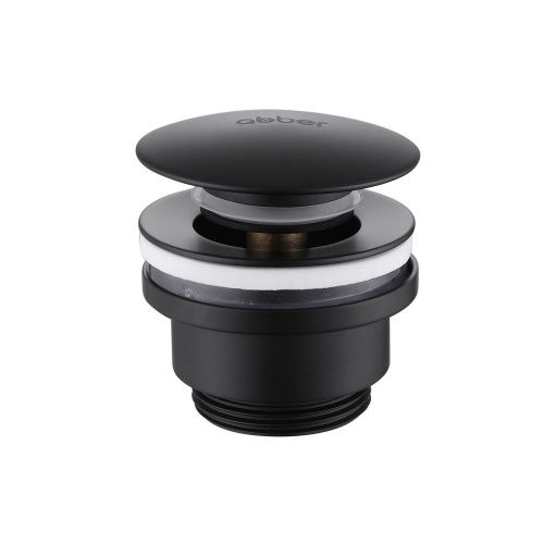 Донный клапан Abber AF0011B черный