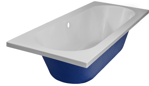 Ванна акриловая C-Bath CBQ001002 180х80 пристенная прямоугольная - фото 4