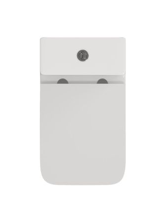 Унитаз напольный с бачком Teymi Helmi T40327 белый с сиденьем микролифт безободковый каскадный смыв