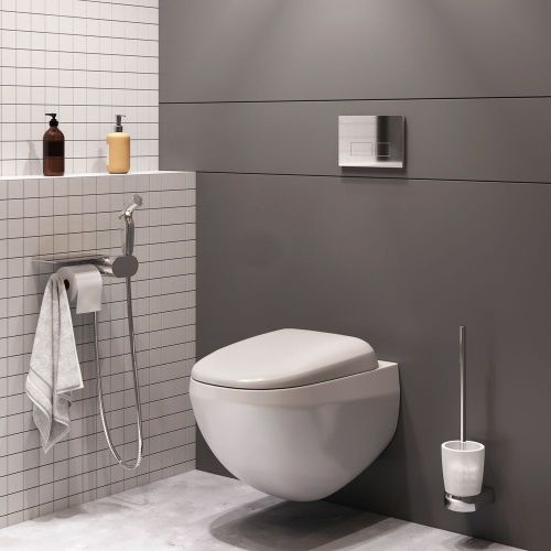 Унитаз подвесной Am.Pm Sensation CK30H0904W белый с сиденьем микролифт безободковый каскадный смыв - фото 3