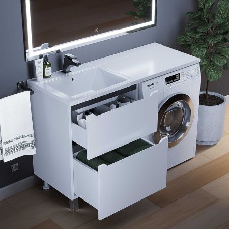 Тумба под раковину Uperwood Tanos 291120334 60х50 напольная цвет белый