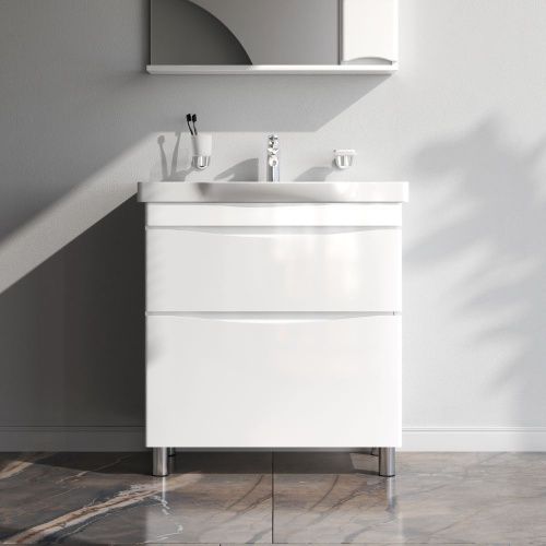 Тумба под раковину Am.Pm Like M80FSX0802WG 80х50 напольная цвет белый