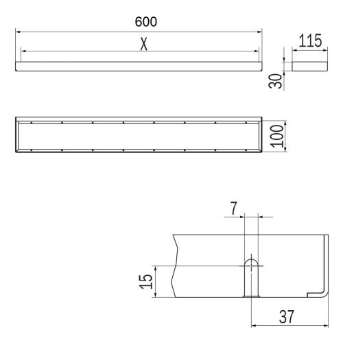 Рейлинг Inda INDISSIMA BARRA A8883DNS - фото 5