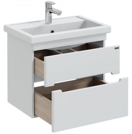 Тумба под раковину СанТа Лондон 224035 60х40 подвесная цвет белый