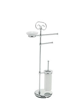 Стойка с аксессуарами для ванны Stil Haus Idra I21(08-BI)