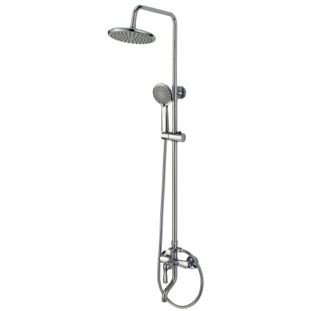 Душевая стойка Fmark FM2401 настенная цвет хром