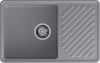 Кухонная мойка Granfest Quarz 52 темно-серый 75х50 цвет серый поверхность матовая