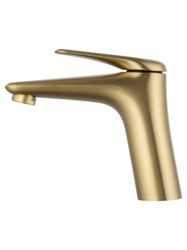 Смеситель Wonzon & Woghand WW-A41222-BG на раковину золото - фото 2