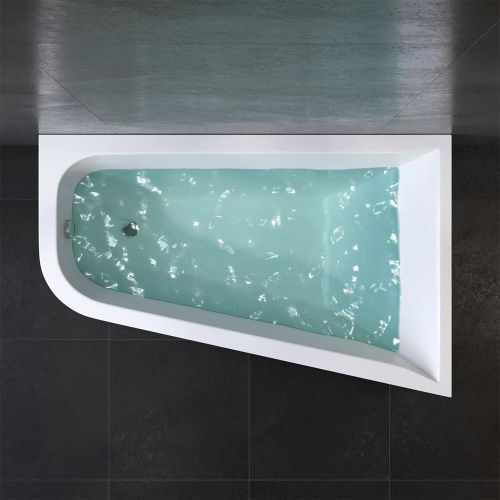 Ванна акриловая Am.Pm Spirit W72A-160R100W-A2 160х100 пристенная асимметричная без каркаса