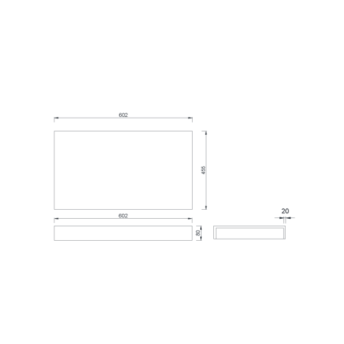 Столешница Armadi Art Flat 869-060-CLCT 60х50 накладная цвет белый - фото 2