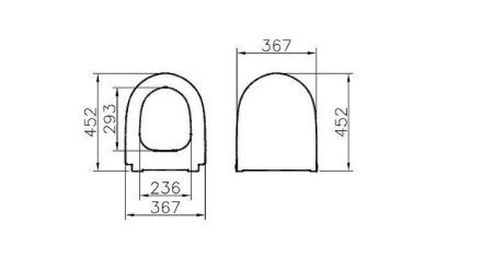 Крышка сиденье Vitra Sento 130-003-009
