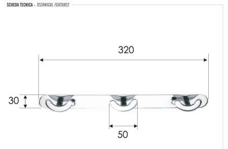 Крючок Remer RB313CR