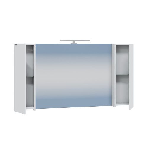 Зеркало-шкаф СанТа Вега 700452 120х70 подвесной цвет белый - фото 2