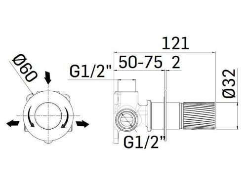 Переключатель потока Mamoli Tuttodunpezzo 273200000021 - фото 2
