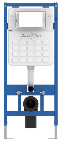 Комплект унитаз с инталляцией и клавишей смыва Iberica Blanca BURGOS ALTO IB001.BRA.234.853 - фото 2