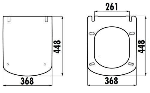 Крышка сиденье для унитаза Creavit Elegant KC1103.01.0000E - фото 2