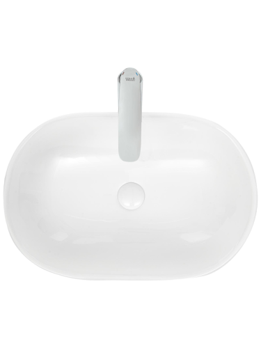 Раковина из сантехнического фаянса WeltWasser WW SK 10000004608 40 см встраиваемая цвет белый 1 отверстие под смеситель - фото 3