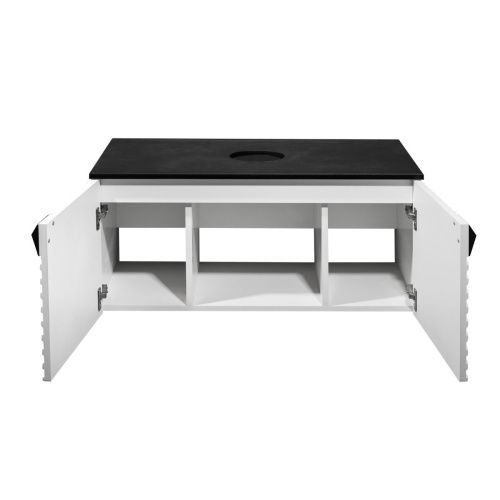 Тумба под раковину Runo Андорра 00-00004645 70х50 подвесная цвет белый - фото 2