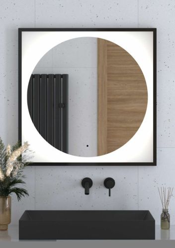 Зеркало с подсветкой Defesto ECLIPSE DF 2223R 80х80 подвесное - фото 3