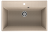 Кухонная мойка Ulgran Quartz Forte 760-03 75х50 цвет бежевый поверхность матовая